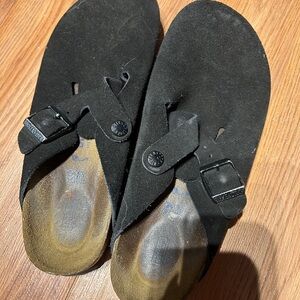 Birkenstock Black Mules with Adjustable Straps